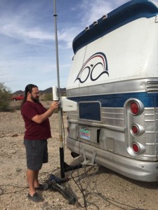 IMG_0079 Extending pole mount for an RV hitch