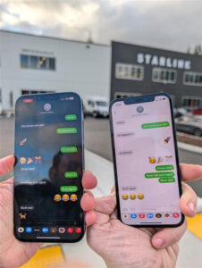 starlink first txt message
