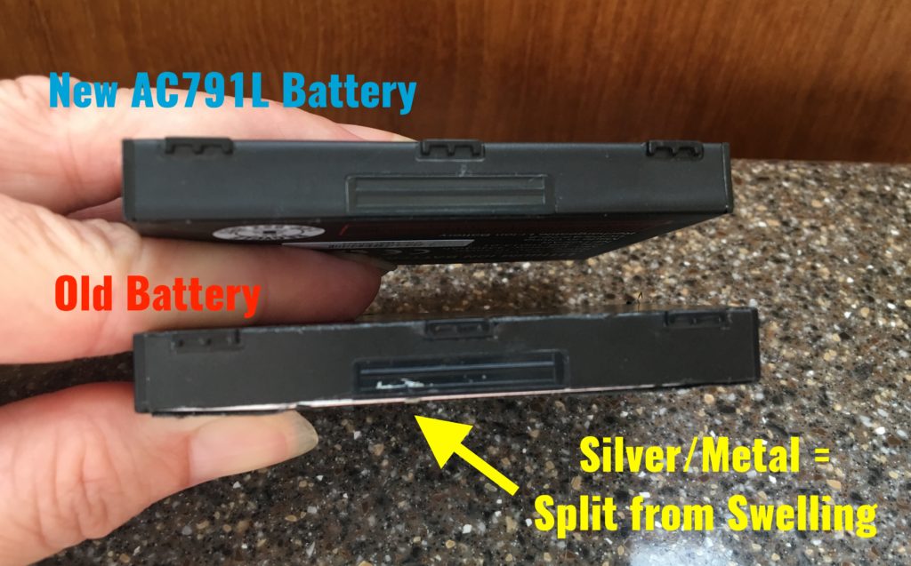 swollen-ac791l-netgear-battery-w-9 Swollen battery example image