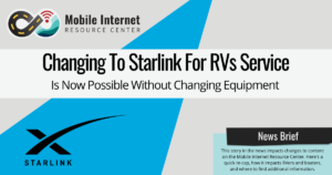 Changing to Starlink For RVs Service Changing to Starlink For RVs Service