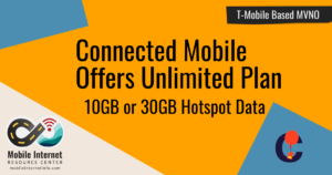 connected-mobile-unlimited-plan Article Header: Connected Mobile Offers Unlimited Plan with Mobile Hotspot