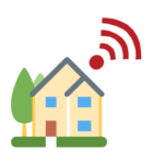 House and Wi-Fi Signal