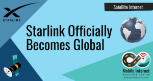 Starlink Officially Becomes Global Starlink Officially Becomes Global