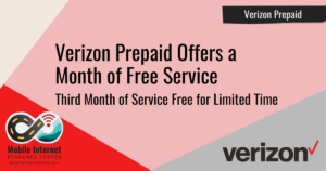 verizon prepaid month free service promo verizon prepaid month free service promo